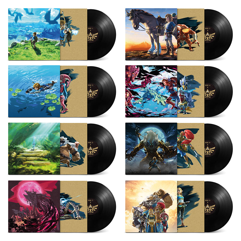 MANAKA KATAOKA, YASUAKI IWATA, HAJIME WAKAI AND SOSHI ABE - The Legend Of Zelda: Breath Of The Wild (Original Soundtrack) - 8LP - Deluxe Black Vinyl Box Set [JUN 19]