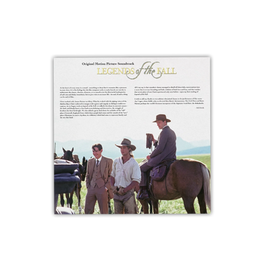 JAMES HORNER - Legends Of The Fall - Original Soundtrack (30th Anniversary Edition) - 2LP - 180g Gold Coloured Vinyl