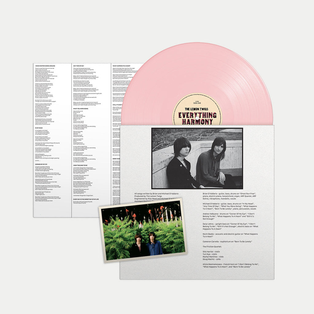 THE LEMON TWIGS - Everything Harmony (2024 Repress) - LP - Baby Pink Vinyl