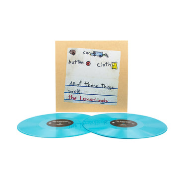 THE LEMONHEADS - Car Button Cloth (Deluxe Expanded ‘Clothbound’ Edition) [Repress] - 2LP - Blue Vinyl