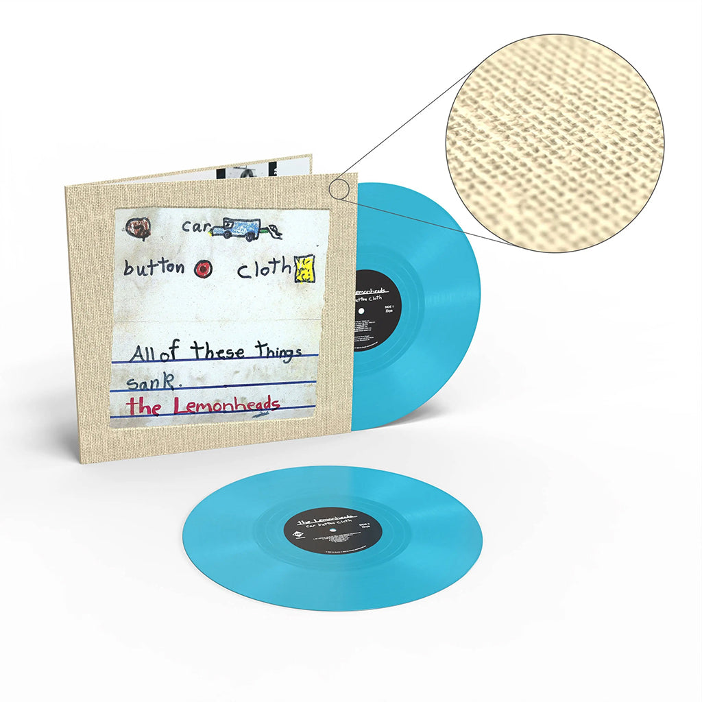 THE LEMONHEADS - Car Button Cloth (Deluxe Expanded ‘Clothbound’ Edition) [Repress] - 2LP - Blue Vinyl [AUG 1]