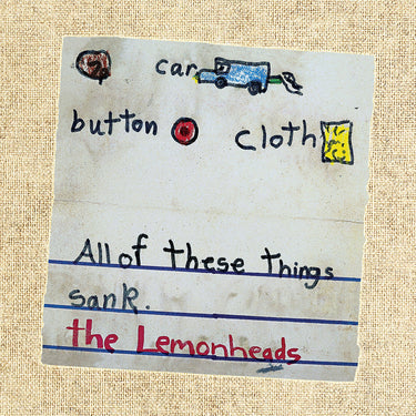 THE LEMONHEADS - Car Button Cloth (Deluxe Expanded ‘Clothbound’ Edition) [Repress] - 2LP - Blue Vinyl