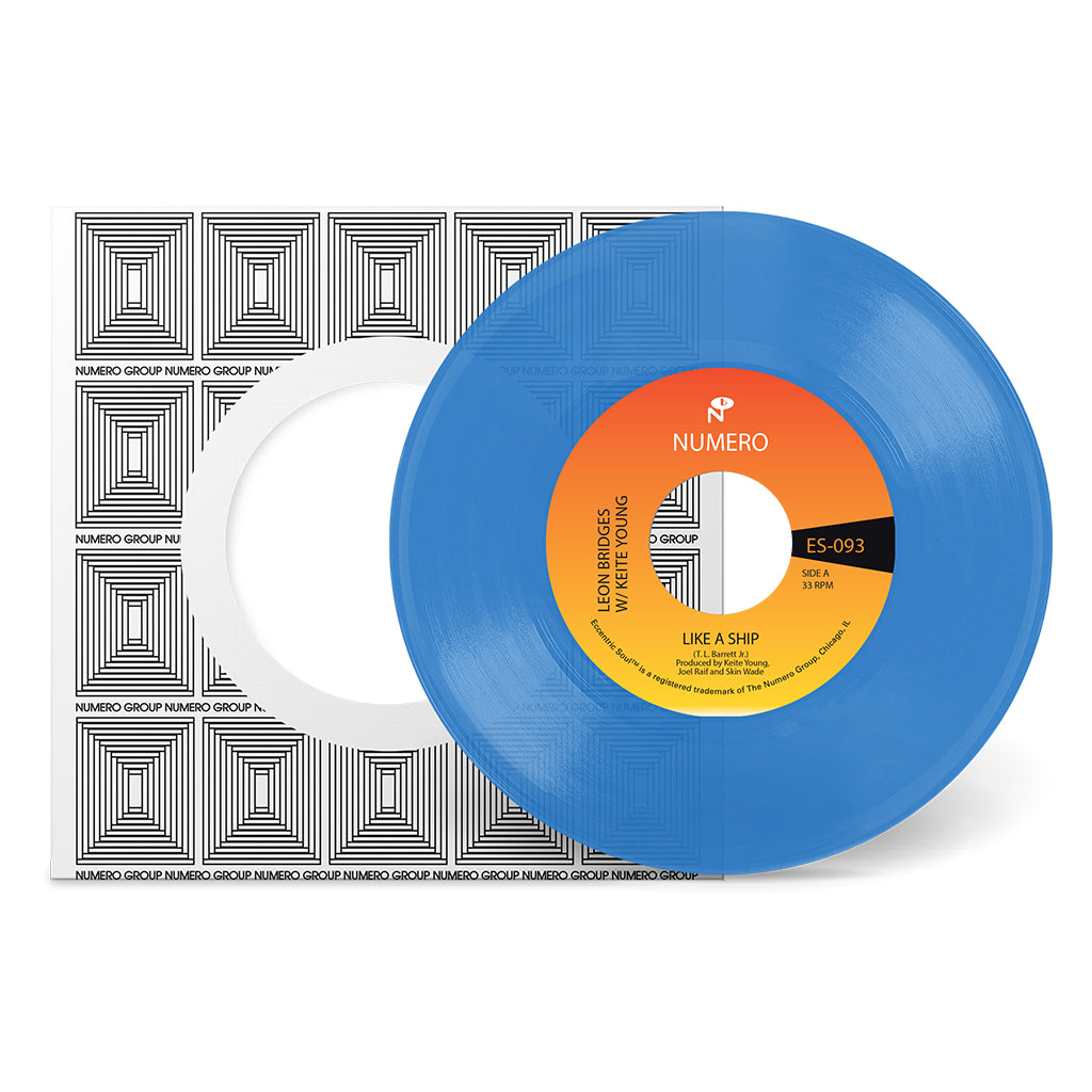 LEON BRIDGES / PASTOR T. L. BARRETT - Like A Ship - 7'' - Clear Blue Vinyl