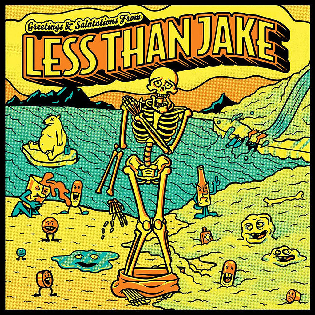 LESS THAN JAKE - Greetings & Salutations (2023 Reissue) - LP - Transparent Vinyl