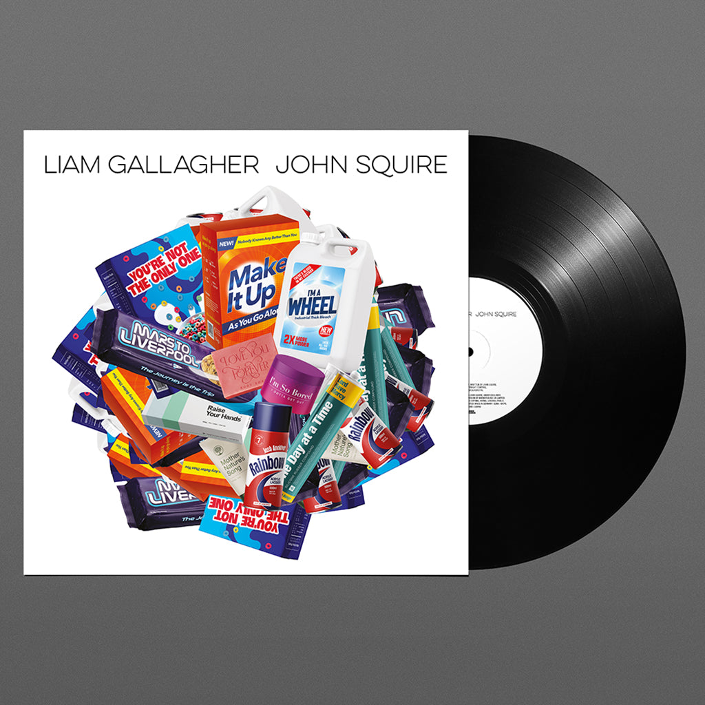 LIAM GALLAGHER & JOHN SQUIRE - Liam Gallagher & John Squire (with Poster insert) - LP - Black Vinyl
