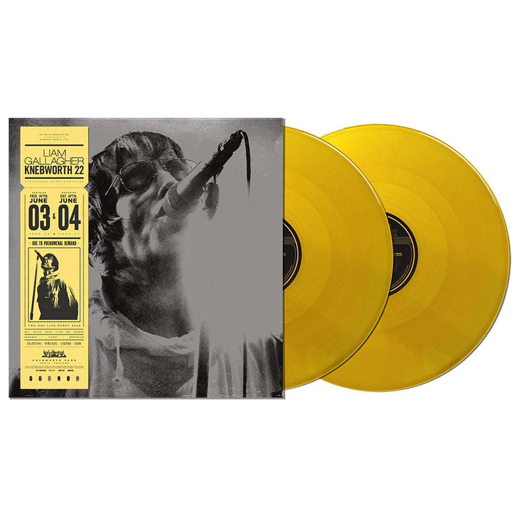 LIAM GALLAGHER - Knebworth 22 - 2LP - Sun Yellow Vinyl