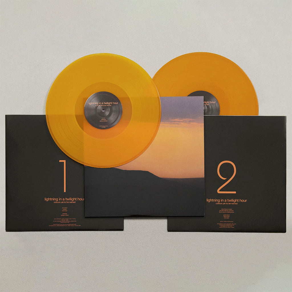 LIGHTNING IN A TWILIGHT HOUR Colours Yet To Be Named 2LP Orange