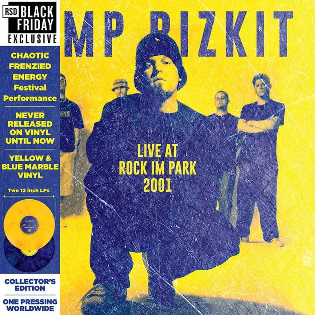 LIMP BIZKIT - Rock In The Park 2001 [Black Friday 2023] - 2LP - Deluxe Yellow & Blue Marble Vinyl [NOV 24]