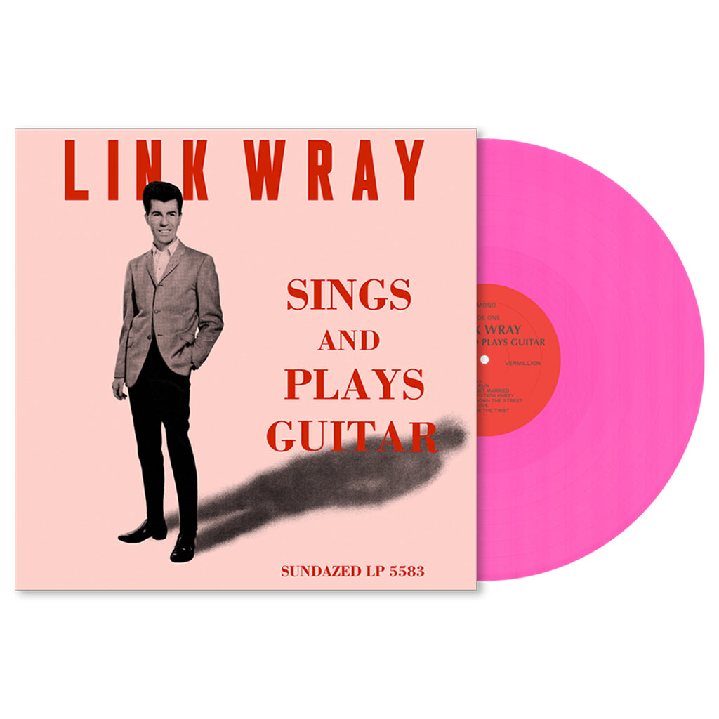 LINK WRAY - Sings And Plays Guitar (2023 Reissue) - LP - Baby Doll Pink Vinyl [JUN 2]