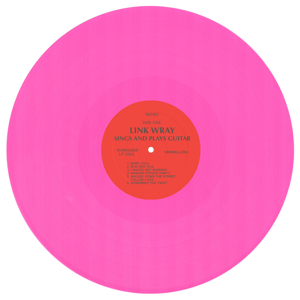 LINK WRAY - Sings And Plays Guitar (2023 Reissue) - LP - Baby Doll Pink Vinyl [JUN 2]