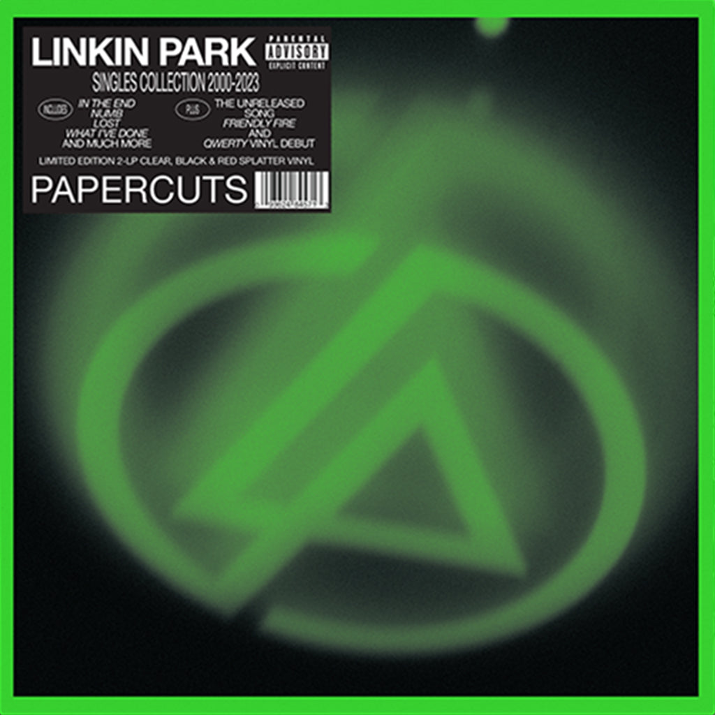 LINKIN PARK - Papercuts (Singles Collection 2000-2023) - 2LP - Clear w/ Black & Red Splatter Vinyl [APR 12]
