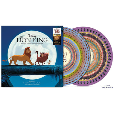 VARIOUS - The Lion King - Original Soundtrack (30th Anniversary Edition) - LP - Zoetrope Picture Disc Vinyl