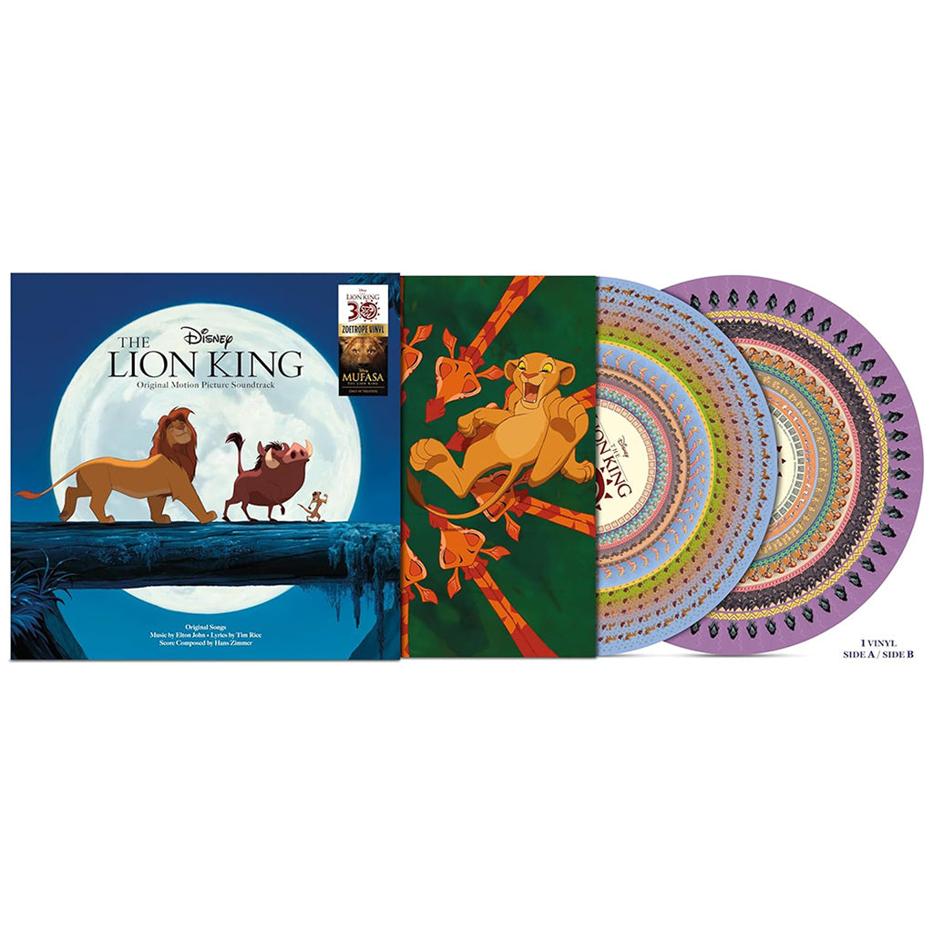 VARIOUS - The Lion King - Original Soundtrack (30th Anniversary Edition) - LP - Zoetrope Picture Disc Vinyl [JUL 26]