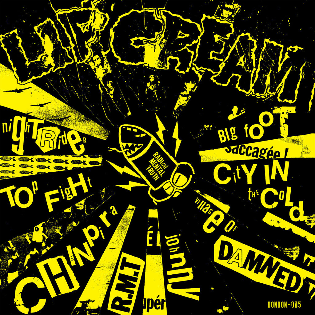 LIP CREAM - Big Foot Cassette (Reissue) - LP - 'Highlighter Yellow' Colour Vinyl [DEC 19]