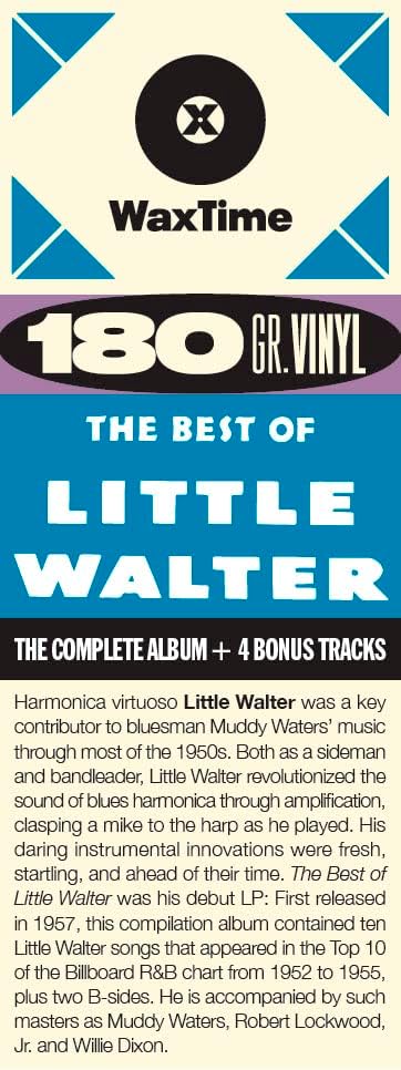 LITTLE WALTER - The Best Of Little Walter (Waxtime Reissue with 4 Bonus Tracks) - LP - 180g Vinyl [AUG 11]