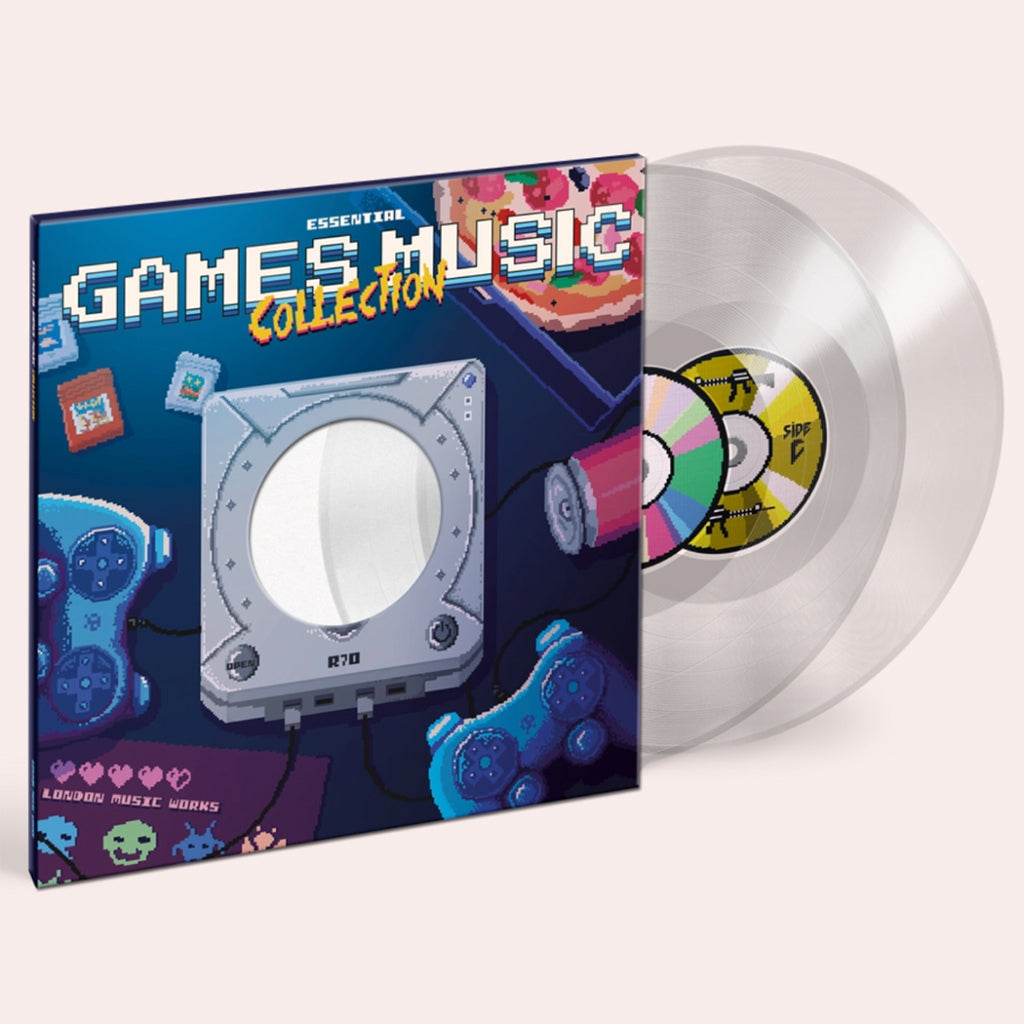 LONDON MUSIC WORKS - The Essential Games Music Collection - 2LP - Clear Vinyl