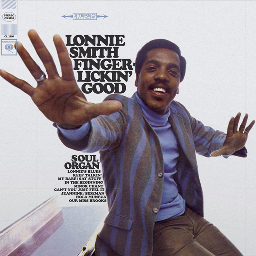 LONNIE SMITH - Finger Lickin’ Good (Soul Organ) [Reissue] - LP - 180g Smoke Coloured Vinyl [OCT 25]