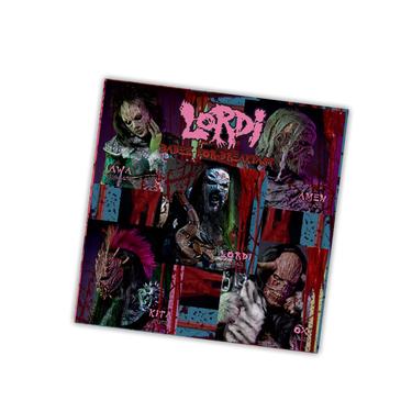 LORDI - Babez For Breakfast (Reissue w/ Sticker Sheet) - LP - 180g Pink & Red Marbled Vinyl [APR 25]