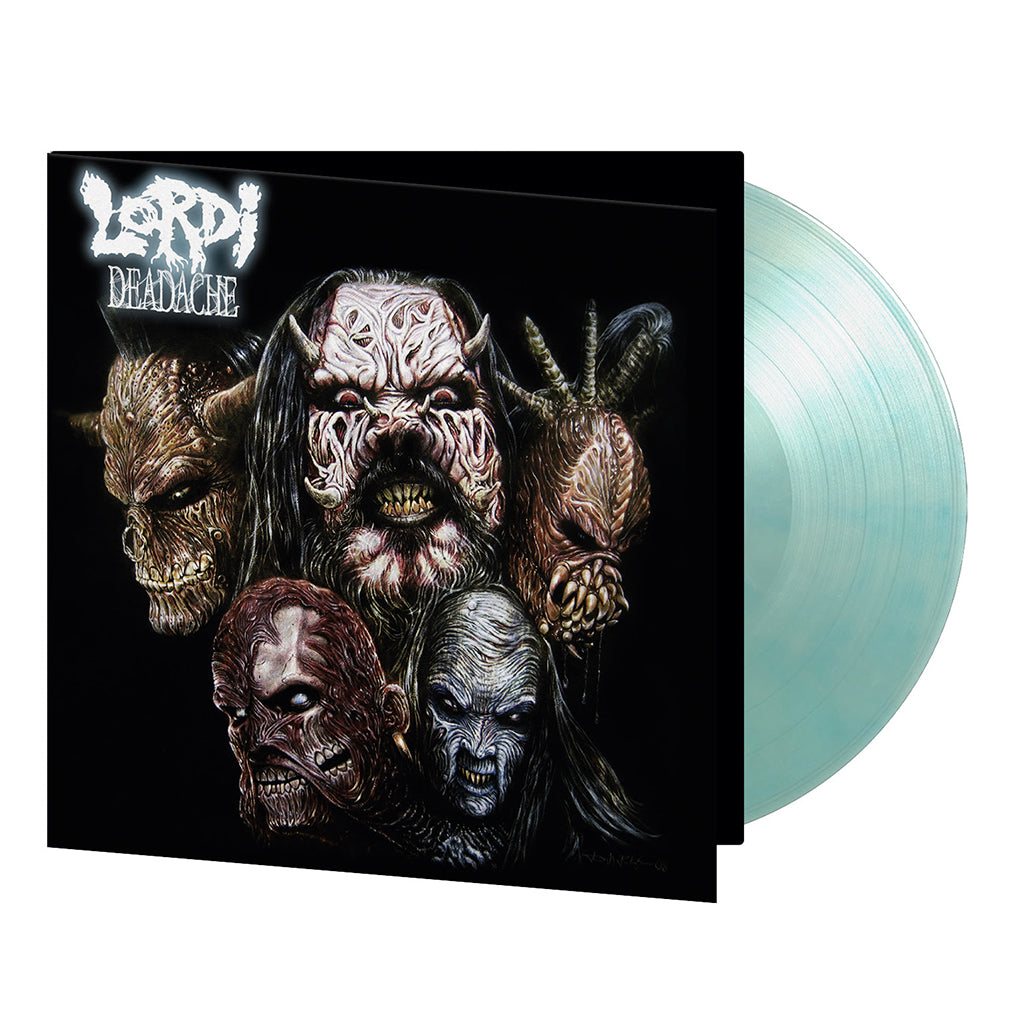LORDI - Deadache (Reissue) - LP - 180g Translucent Blue & White Marbled Vinyl [APR 25]