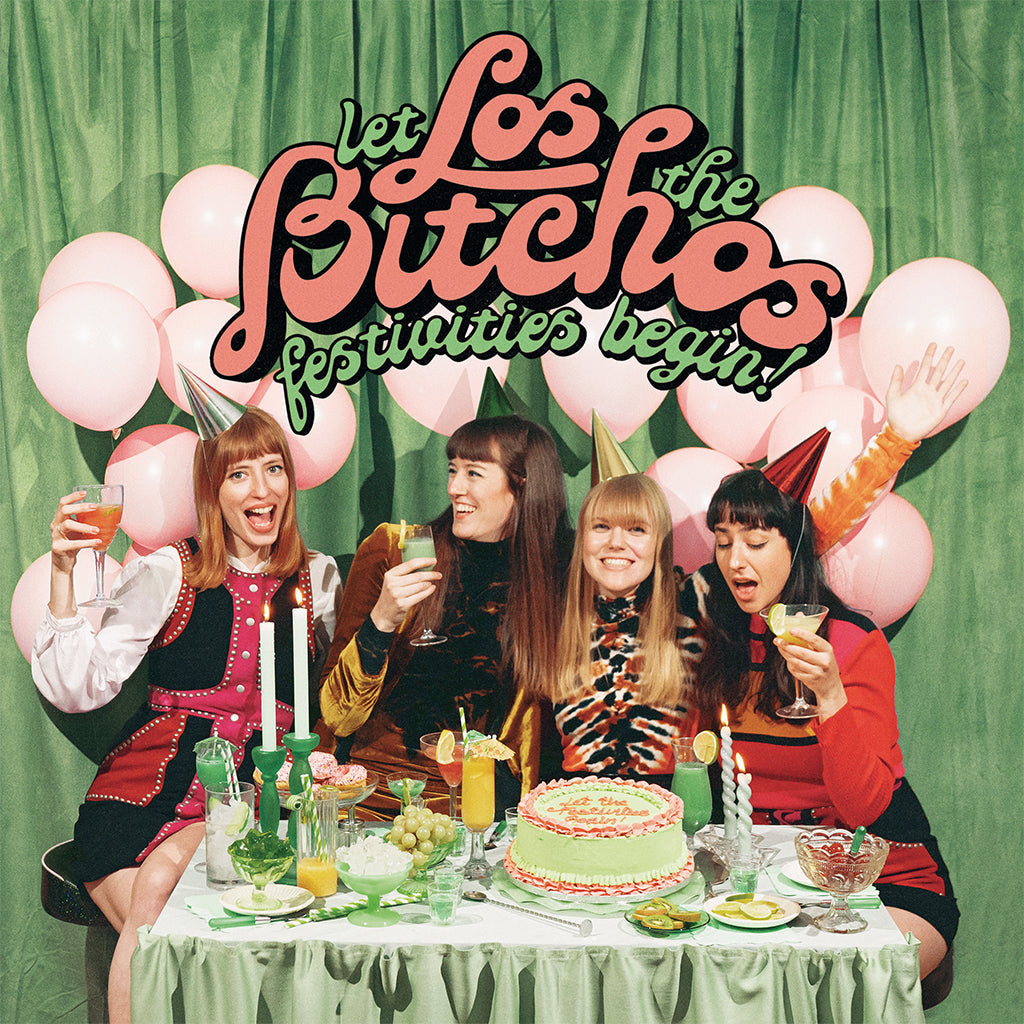 LOS BITCHOS - Let The Festivities Begin! (Los Chrismos Edition w/ Sticker Sheet) - LP - Red Vinyl + Bonus Flexi Picture Disc [DEC 8]
