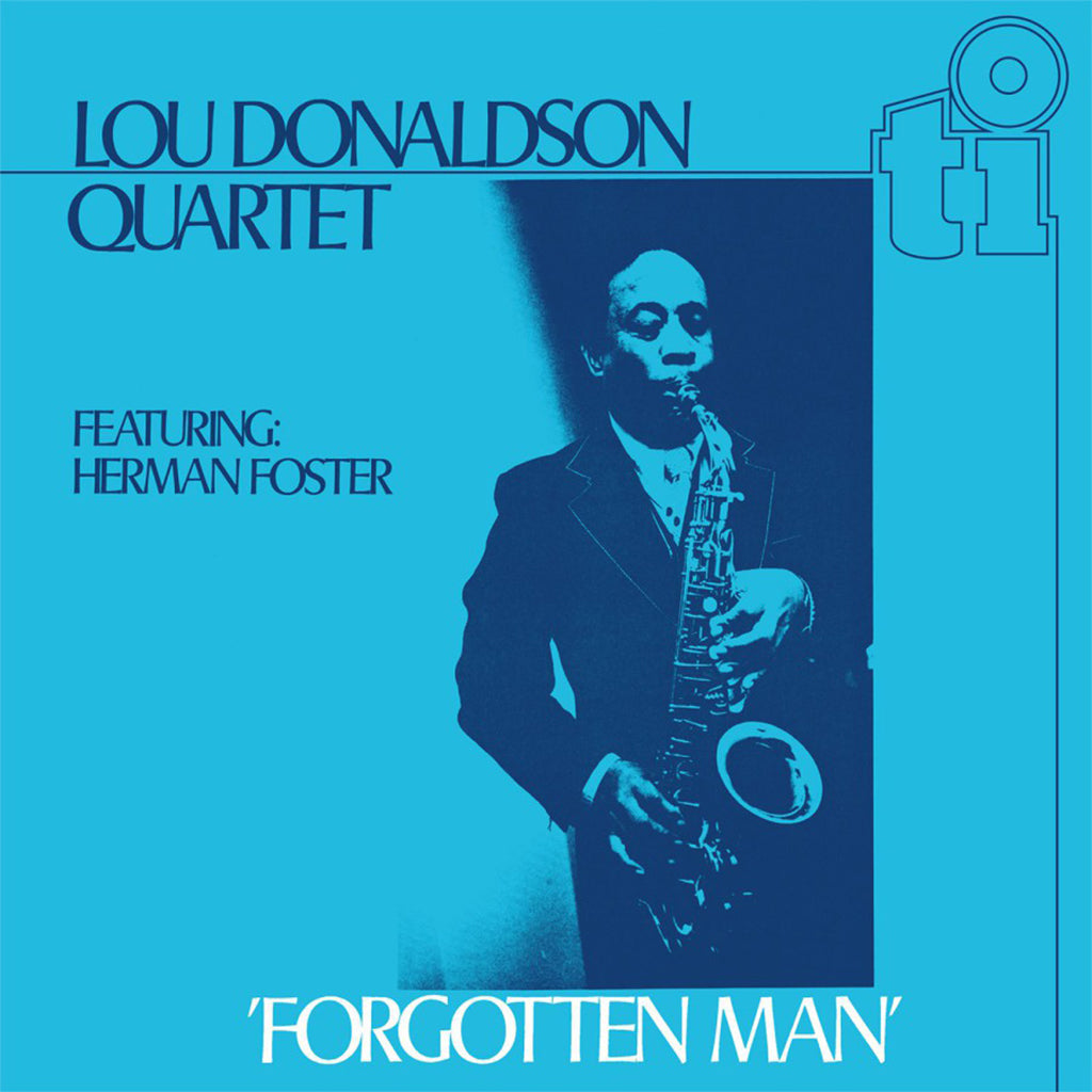 LOU DONALDSON QUARTET - Forgotten Man (2023 Reissue) - LP - 180g Translucent Blue Vinyl [DEC 8]