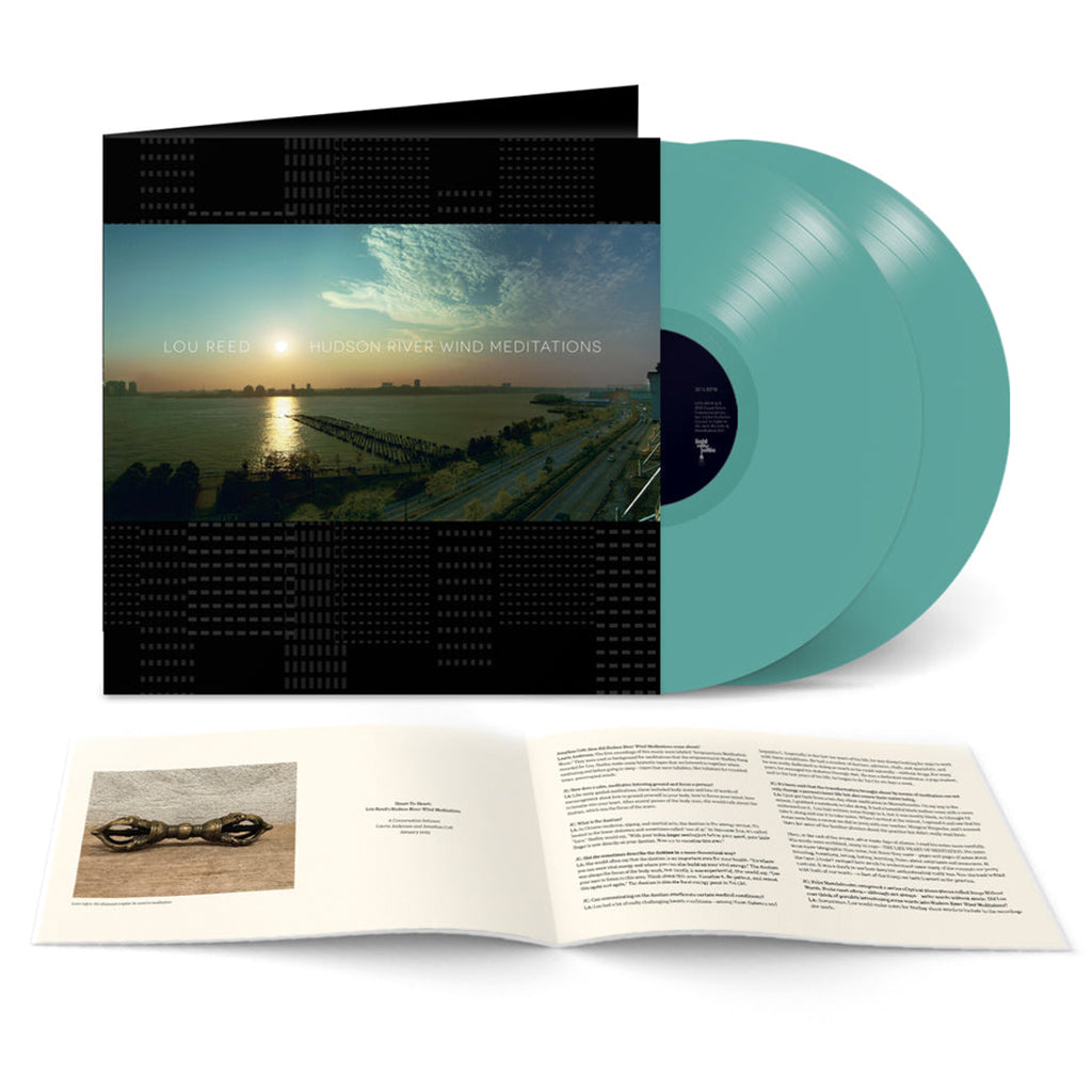 LOU REED - Hudson River Wind Meditations (with 20-page booklet) - 2LP - Glacial Blue Vinyl