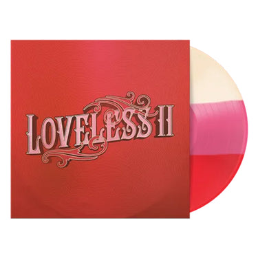LOVELESS - Loveless II - LP - White, Pink and Red Trim Colour Vinyl