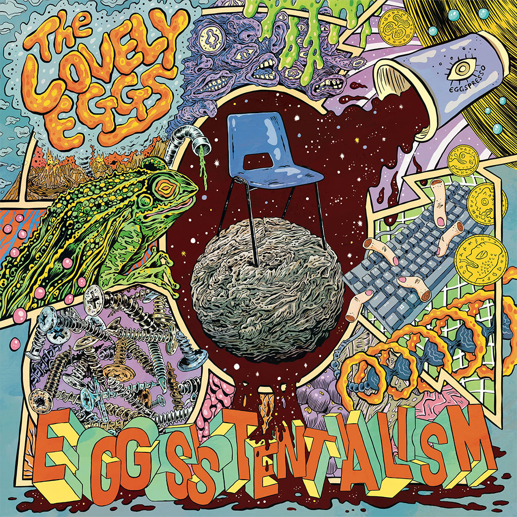 THE LOVELY EGGS - Eggsistentialism - LP - Transparent Blue with 'Coffee' Splatter Vinyl [MAY 17]