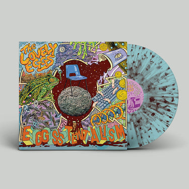 THE LOVELY EGGS - Eggsistentialism - LP - Transparent Blue with 'Coffee' Splatter Vinyl