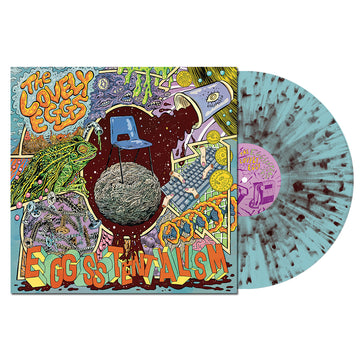 THE LOVELY EGGS - Eggsistentialism - LP - Transparent Blue with 'Coffee' Splatter Vinyl
