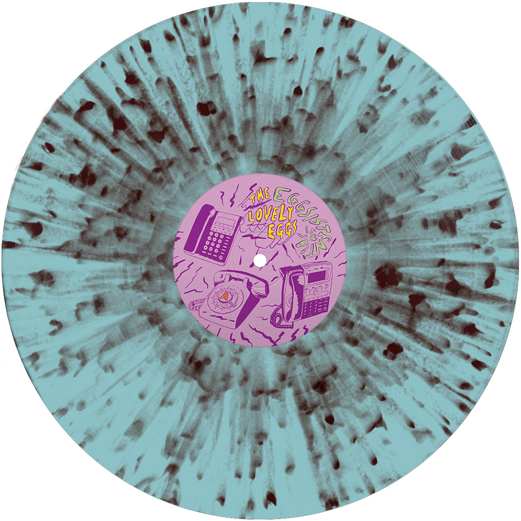 THE LOVELY EGGS - Eggsistentialism - LP - Transparent Blue with 'Coffee' Splatter Vinyl [MAY 17]