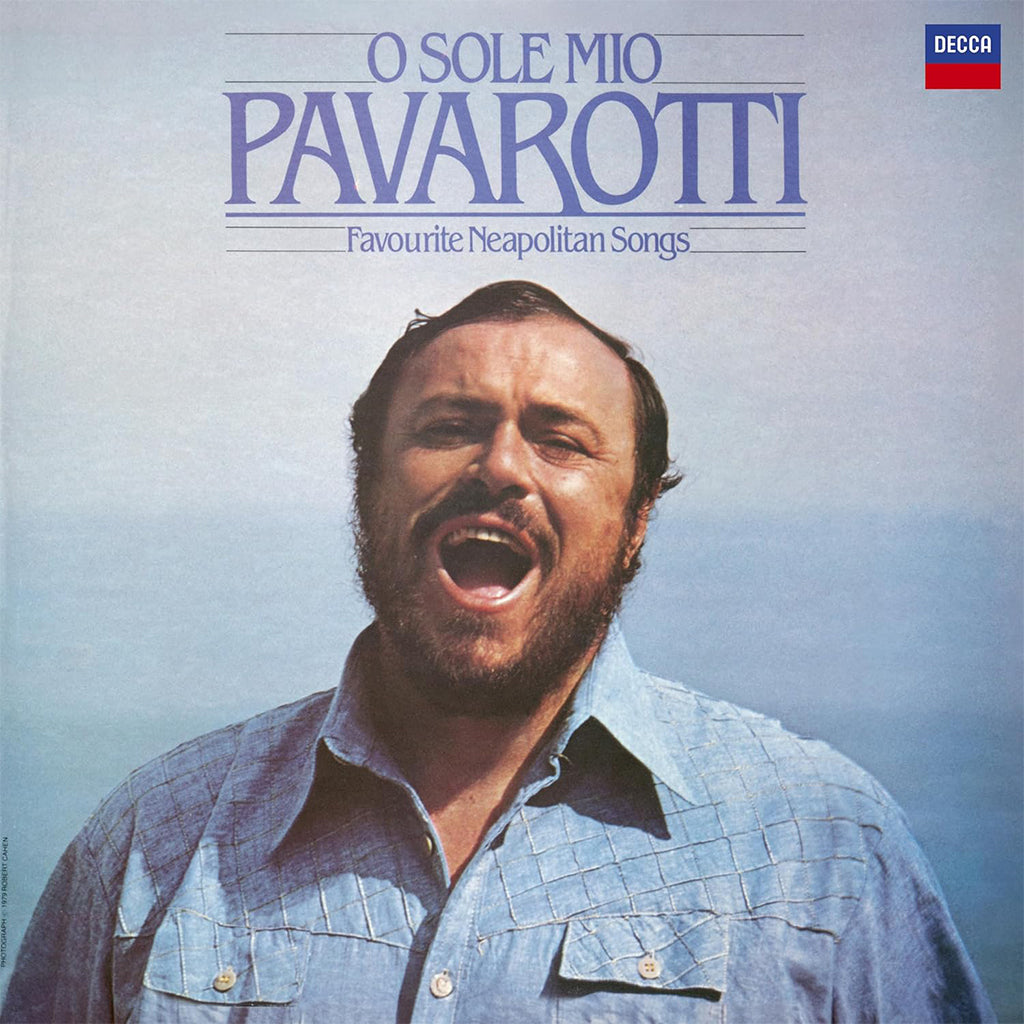 LUCIANO PAVAROTTI - O Sole Mio: Favourite Neopolitan Songs (Reissue) - LP - Turquoise Vinyl [JUL 26]