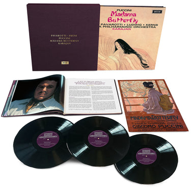LUCIANO PAVAROTTI - Puccini: Madama Butterfly (50th Anniversary) - 3LP - Deluxe 180g Vinyl Box Set