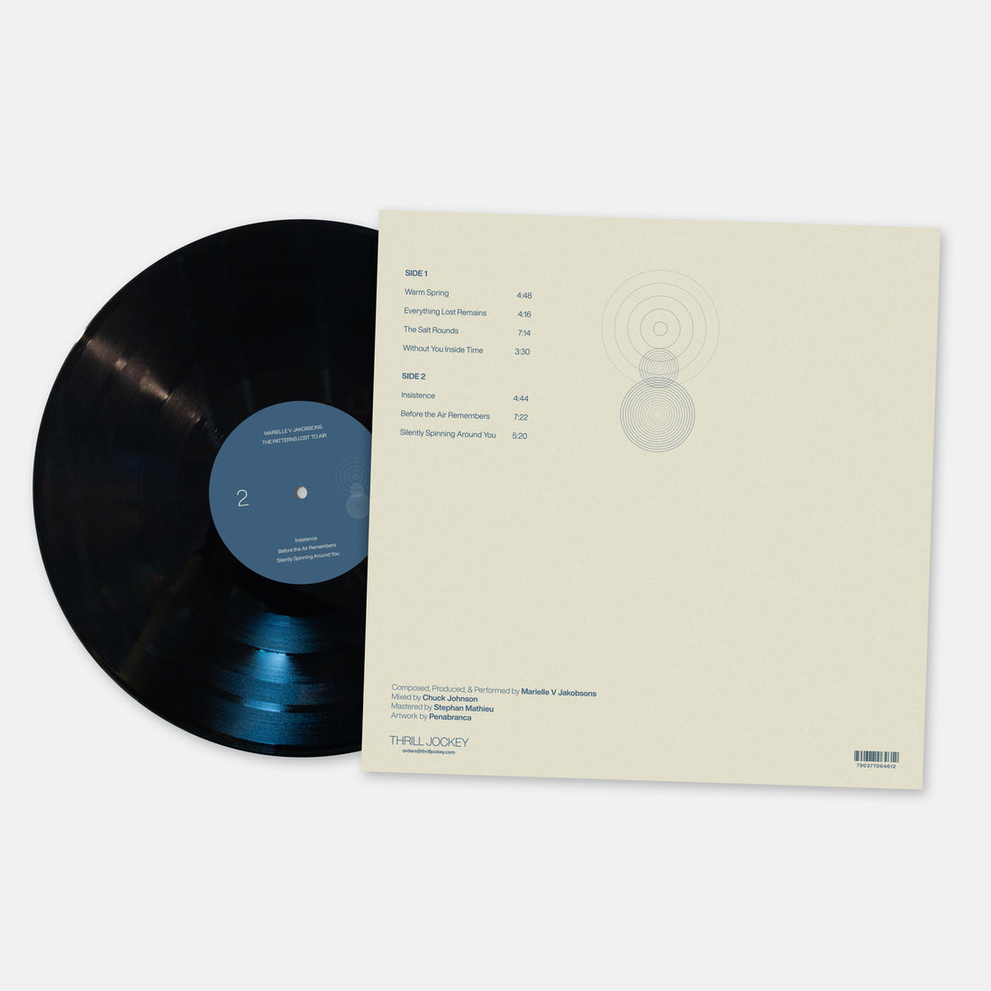 MARIELLE V JAKOBSONS - The Patterns Lost to Air - LP - Black Vinyl [FEB 20]