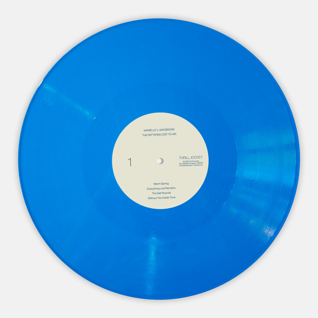 MARIELLE V JAKOBSONS - The Patterns Lost to Air - LP - Indies Opaque Turquoise Vinyl [FEB 20]