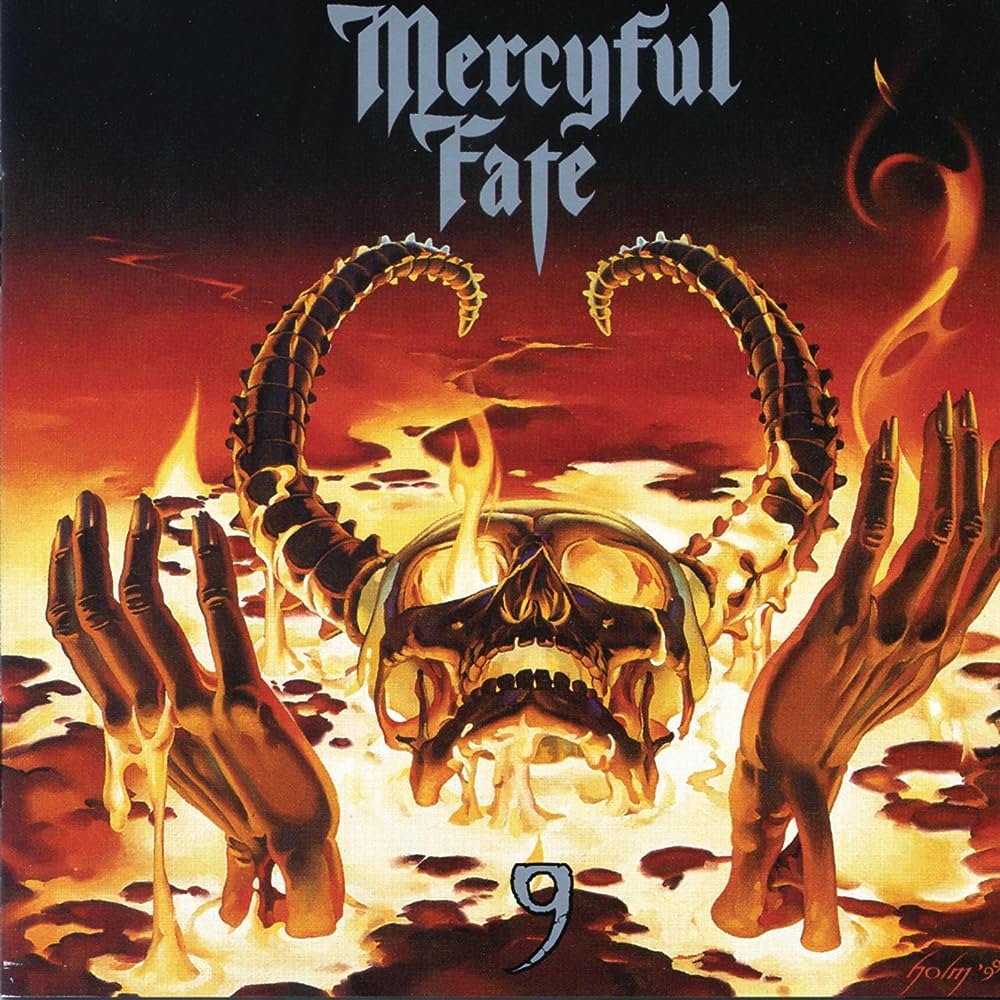 MERCIFUL FATE - 9 - LP - Yellow Ochre & Blue Swirl Vinyl [OCT 6]