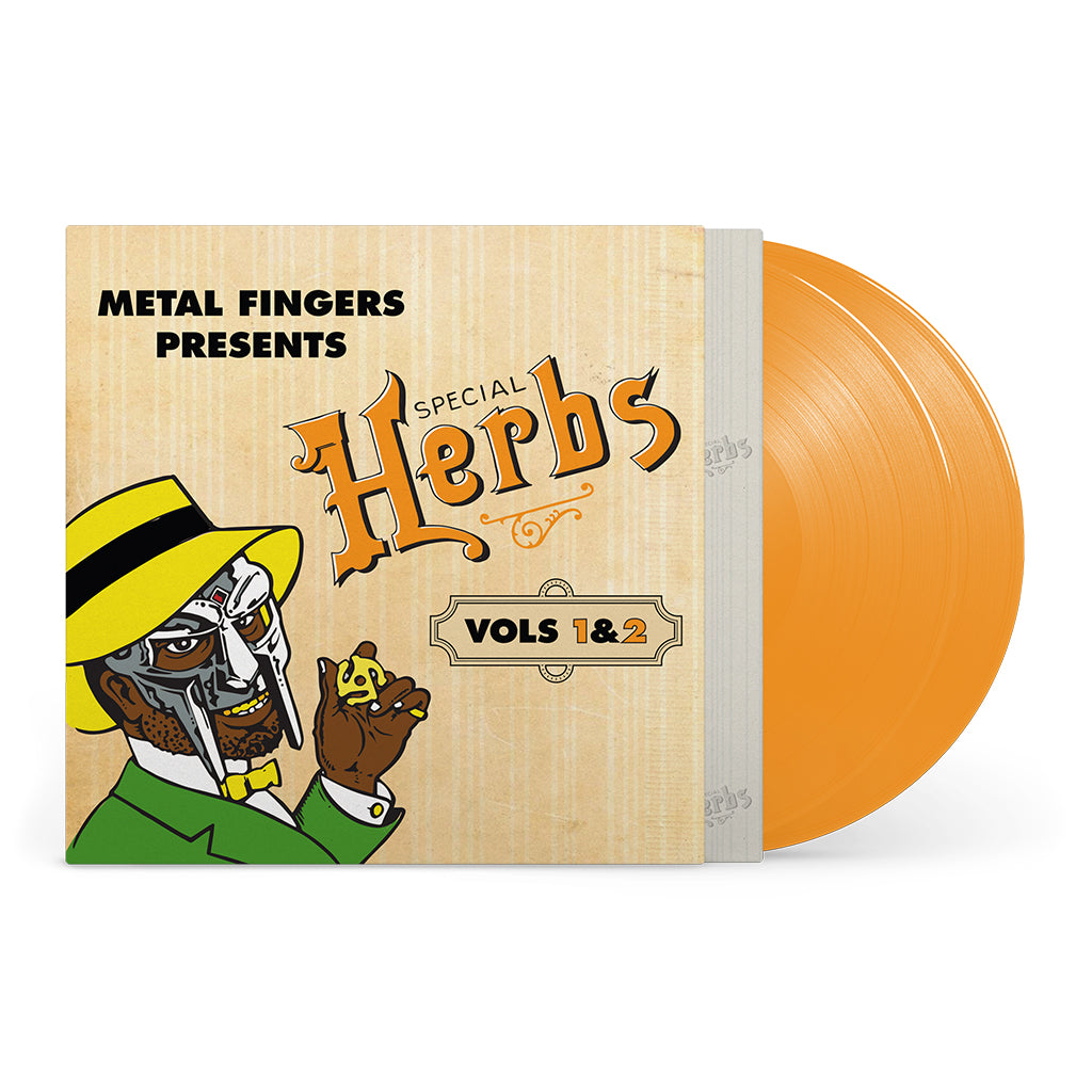 MF DOOM - Metal Fingers Presents: Special Herbs Vol. 1 & 2 (Repress) - 2LP - Mustard Yellow Vinyl [SEP 5]