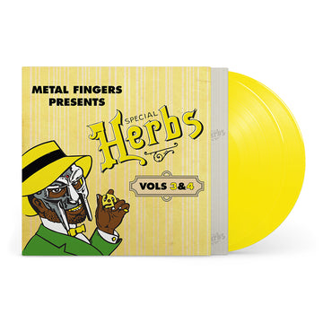 MF DOOM - Metal Fingers Presents: Special Herbs Vol. 3 & 4 (Repress) - 2LP - Lemon Yellow Vinyl [SEP 5]