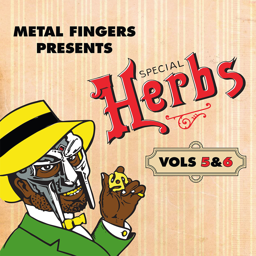 MF DOOM - Metal Fingers Presents: Special Herbs Vol. 5 & 6 (Repress) - 2LP - Apple Red Vinyl [SEP 5]