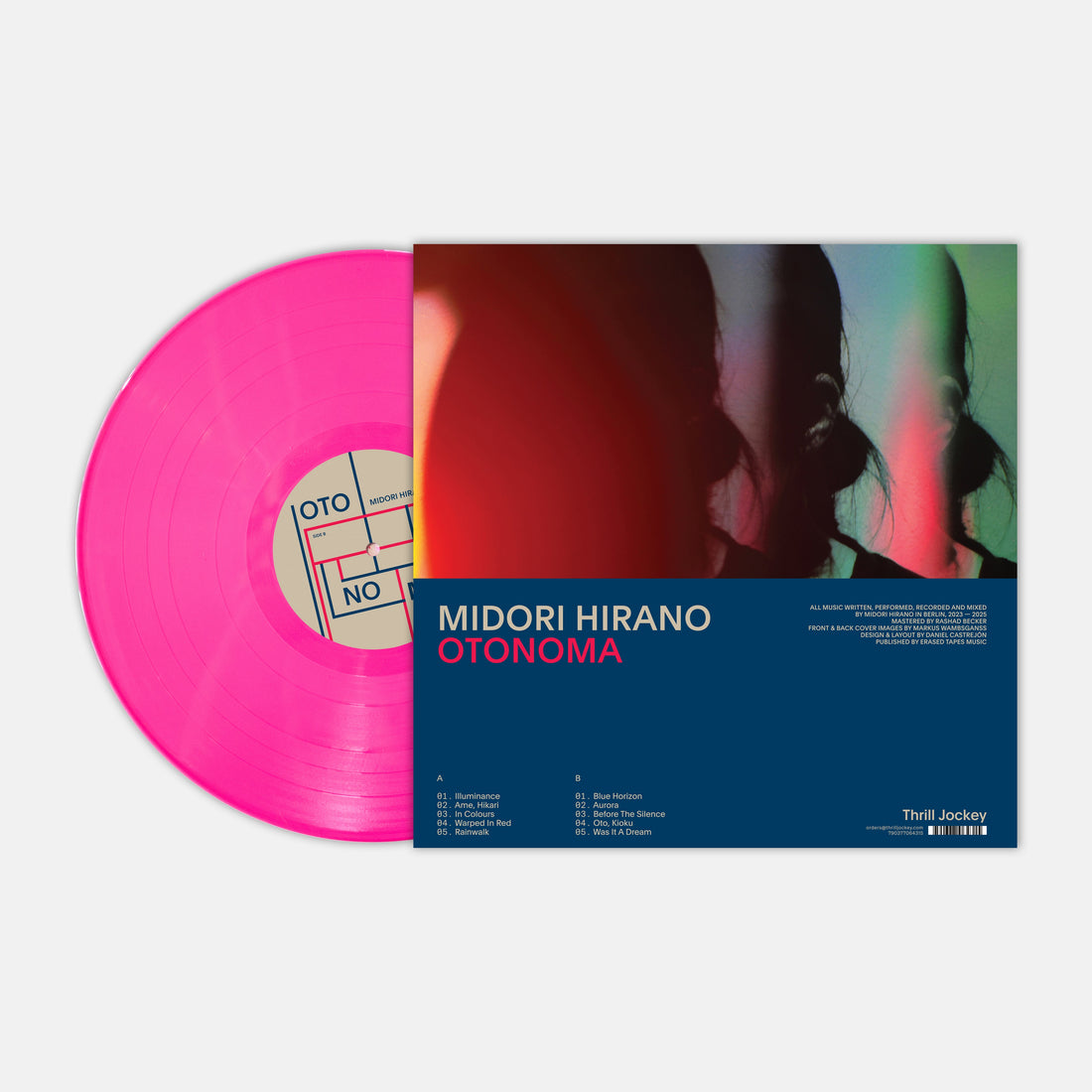 MIDORI HIRANO - OTONOMA - LP - Opaque Pink Vinyl [FEB 20]