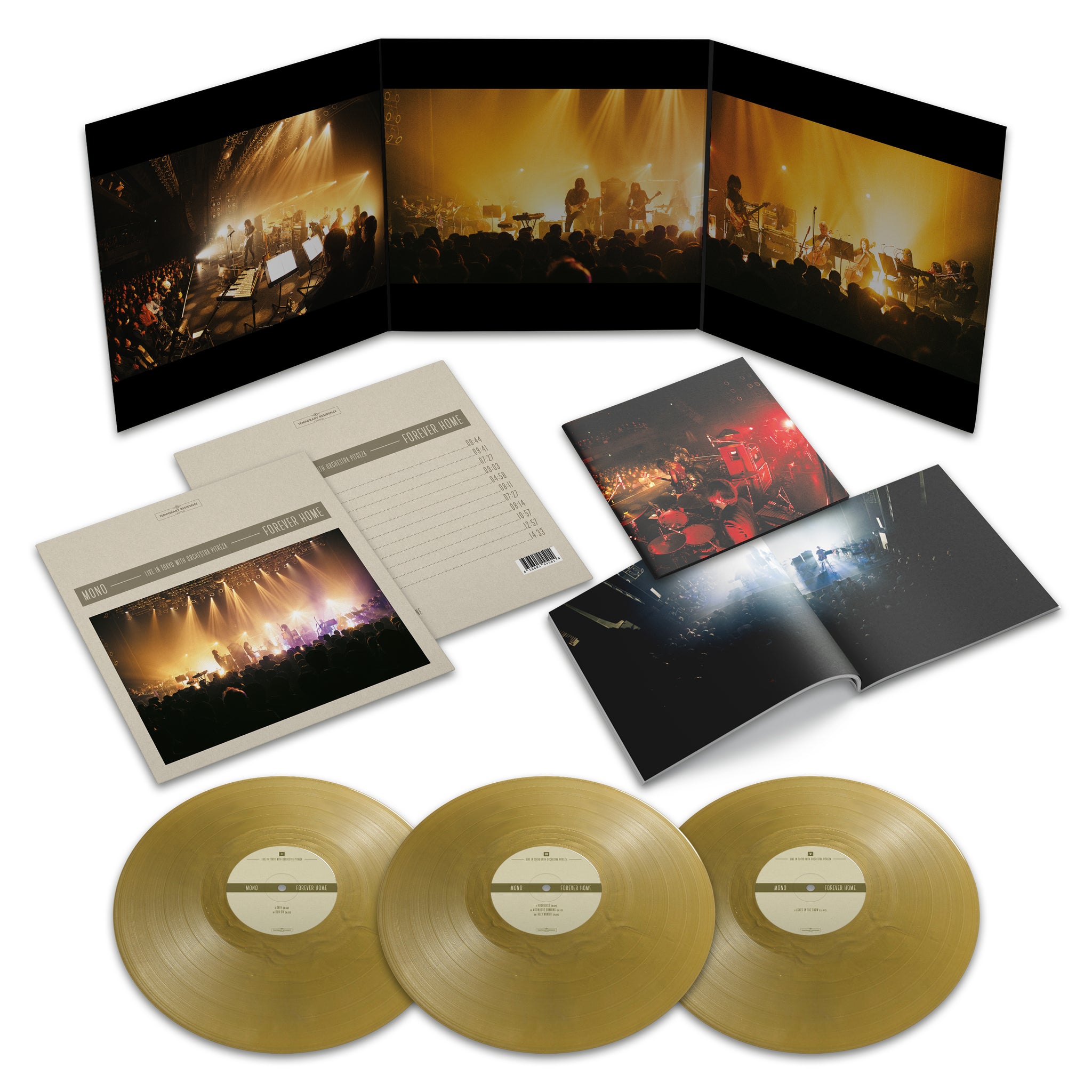 MONO - Forever Home: Live in Japan with Orchestra PITREZA - 3LP - Indies Metallic Gold Vinyl [NOV 21]