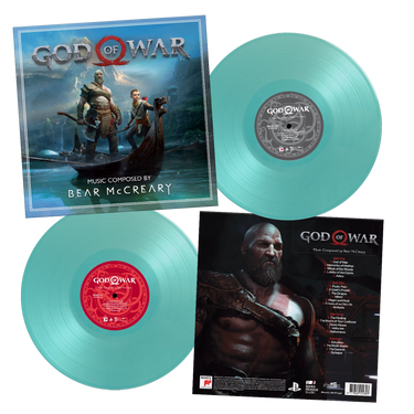 BEAR MCCREARY - God Of War (Original Soundtrack) [Repress] - 2LP - 180g Turquoise Coloured Vinyl [APR 3]