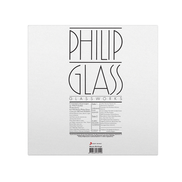 PHILIP GLASS - Glassworks (Reissue) - LP - 180g Black Vinyl [MAR 13]