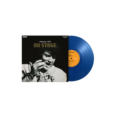 ELVIS PRESLEY - On Stage - February, 1970 (Reissue w/ fold-out Poster) - LP - Deluxe 180g Blue Vinyl [JAN 9]