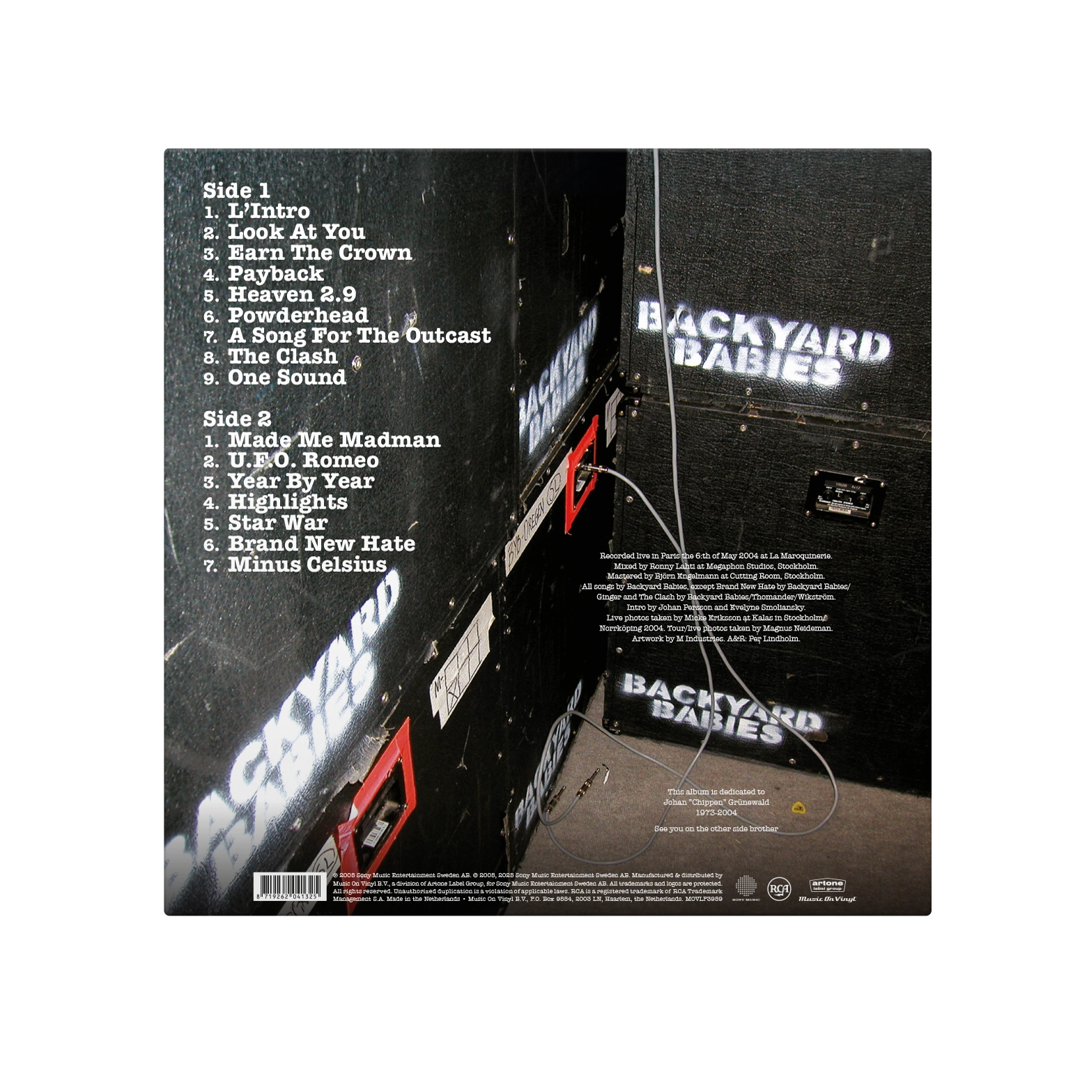 BACKYARD BABIES - Live Live In Paris (20th Anniversary Edition