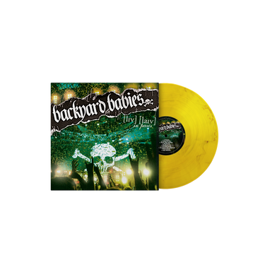 BACKYARD BABIES - Live Live In Paris (20th Anniversary Edition) - LP - 180g Yellow and Black Marble Vinyl