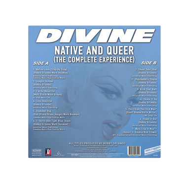 DIVINE - Native And Queer (The Complete Experience) [Reissue] - LP - Translucent Blue Splattered Vinyl