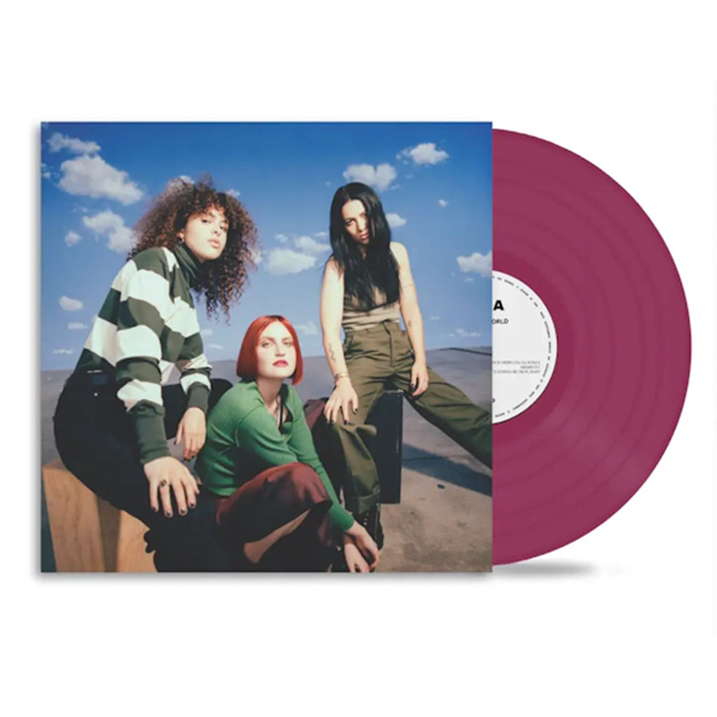 MUNA - Saves The World (2024 Reissue) - LP - Raspberry Coloured Vinyl