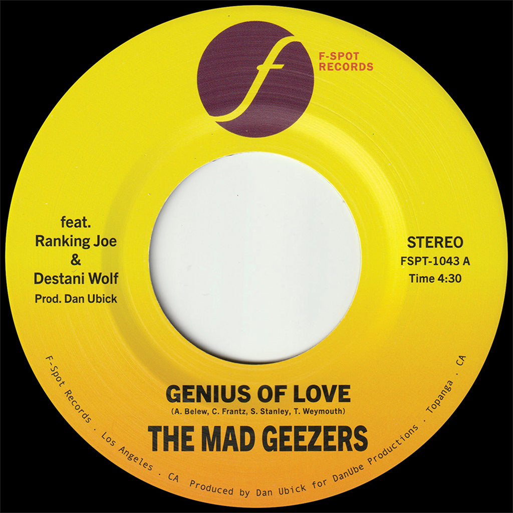 THE MAD GEEZERS - Genius Of Love / Genius Of Dub - 7'' - Vinyl [JAN 23 ...