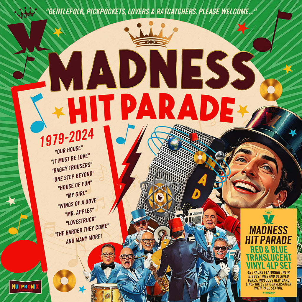 MADNESS - Hit Parade - Volumes 1 & 2: 1979 - 2024 - 4LP - Red & Blue Vinyl Set in Slipcase [NOV 21]